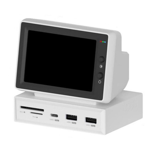 Hagibis Mini Monitor USB-C Docking Station 3.5'' IPS Screen For Windows - Picture 6 of 12