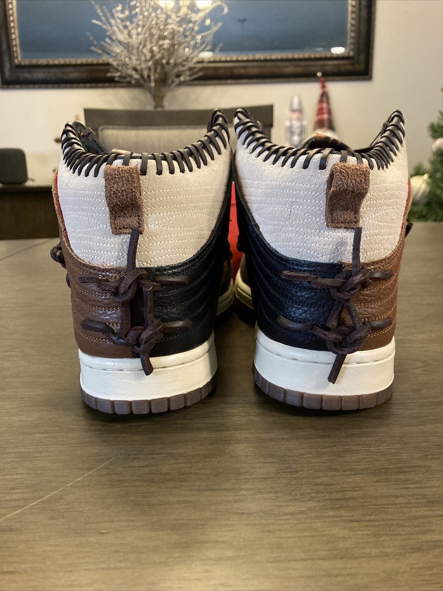 NIKE DUNK HI BODEGA LEGEND FAUNA BROWN CZ8125-200 SZ 10.5 DS