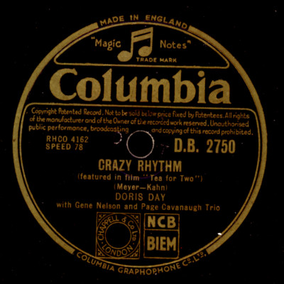 DORIS DAY -singt und steppt!-  Crazy Rhythm a.d. Film ''Tea for Two'' 1950   S102