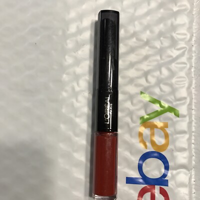 LOREAL Infallible 2-Step Pro Last Lipcolor 213 CONTINUAL CRIMSON unsealed NWOB