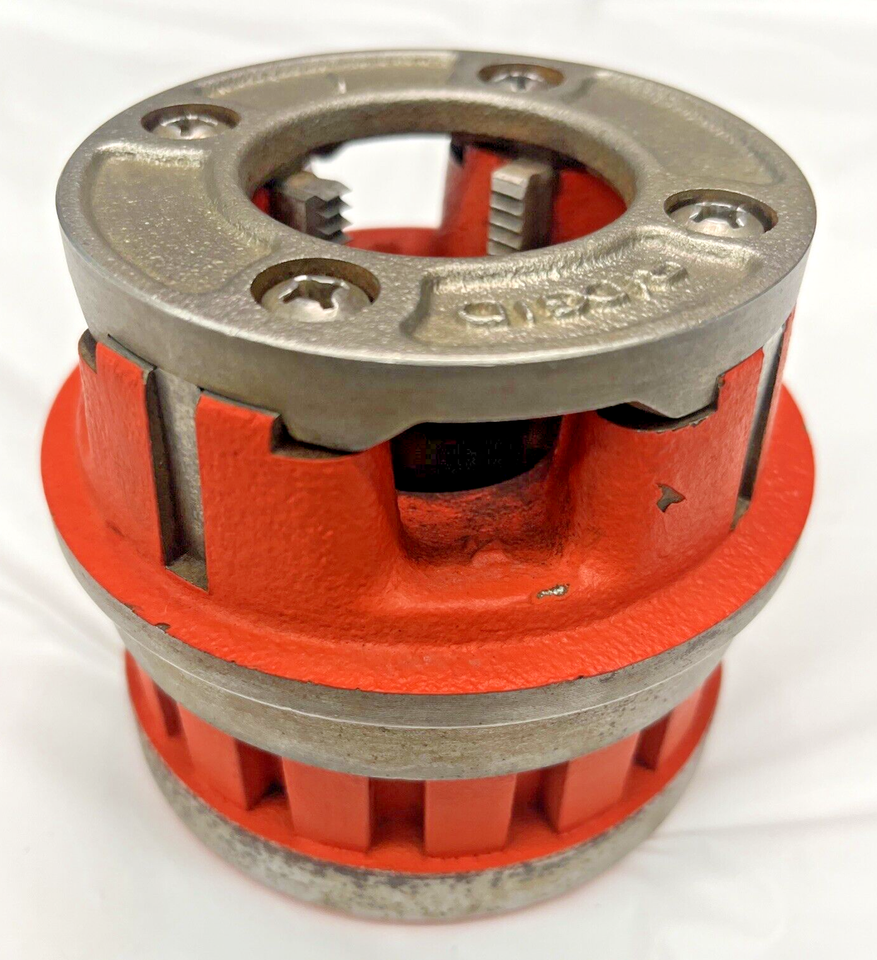 RIDGID 12R 1” Inch Pipe Threader Die Head Threading Rigid 12R Steel