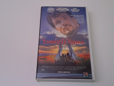 Three Wishes 1995 VHS German PAL United Video Patrick Swayze Martha Coolidge