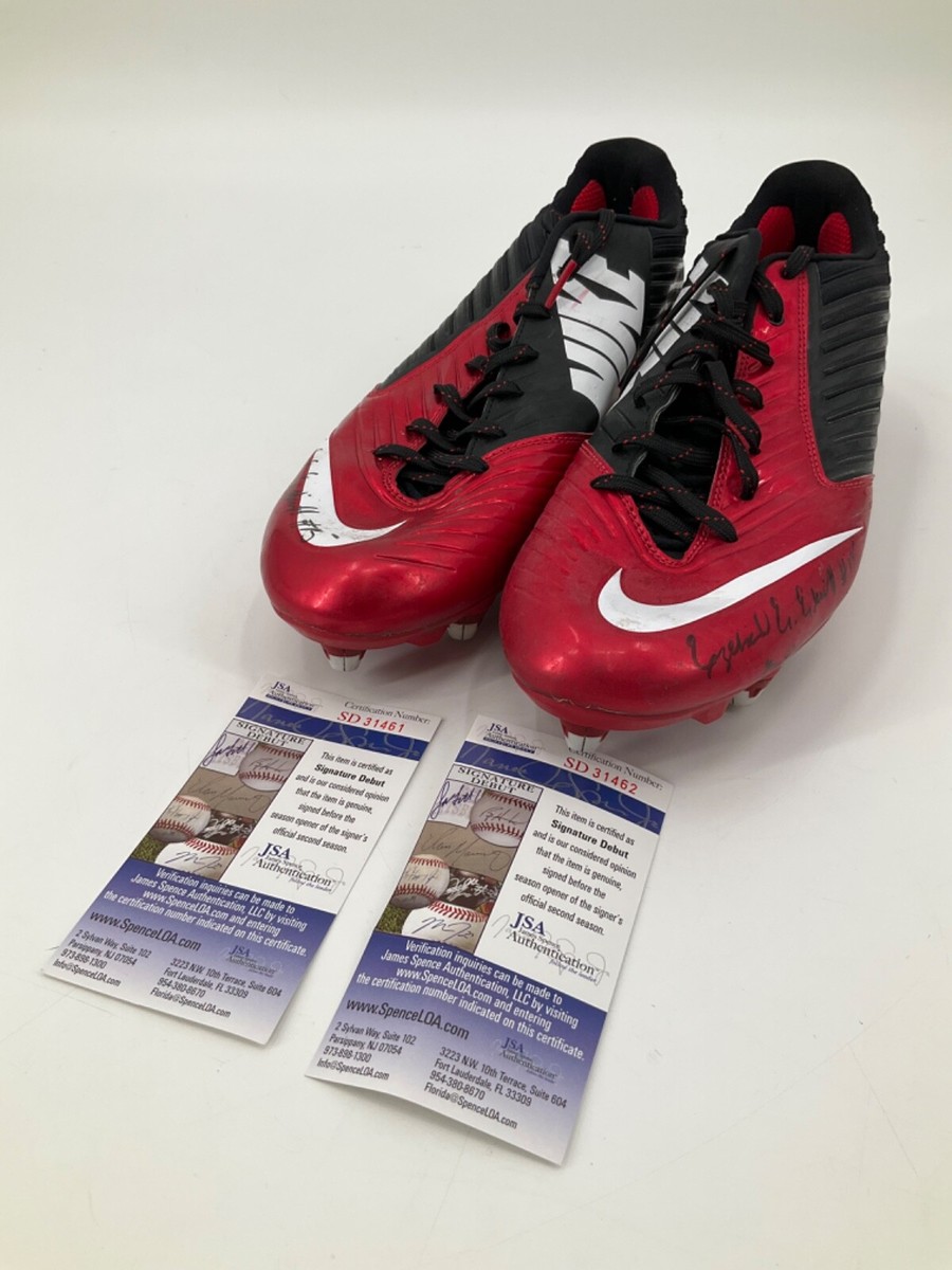 EZEKIEL ELLIOTT GAME USED OHIO STATE BUCKEYES SIGNED NIKE CLEATS W