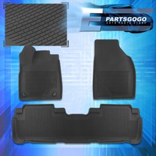 For 14-19 Toyota Highlander Tpe Rubber All Weather Season Duty Floor Mats Liners