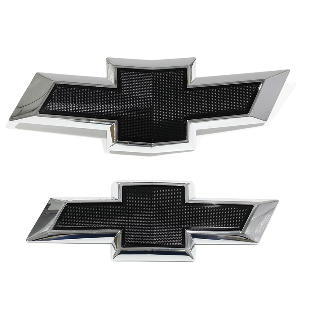 Paquete de emblemas Bowtie negro delantero y trasero para Chevrolet Equinox (N/P 23373665)
