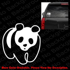 I Love my Panda Heart Vinyl Die Cut Decal for Car Windows Giant AM015