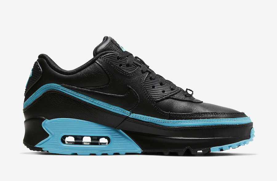 Nike x UNDEFEATED Air Max 90 - Black/Blue Fury Men's sz US 15