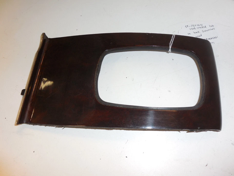 Переключатель центральной консоли 97–04 Audi A6 S6 деревянный ободок отделка 4B0864261 - Изображение 4 из 4