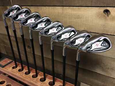 DEMO LEFT HANDED PFT X9 Senior Men Extreme Moi Iron Set #4-SW +2'' Over 3010-B9NS