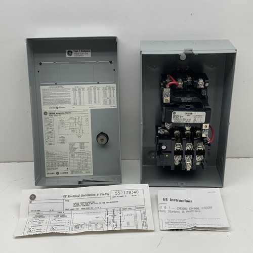 GE CR306B102 Size 0 Magnetic Motor Starter 18A 3-Pole 115-120V Coil, CR306B1 - Picture 11 of 21