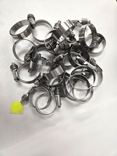 BREEZE 1-1/16" X 2" STAINLESS STEEL CONSTANT TORQUE CLAMP-SILVER (LOT OF 25)