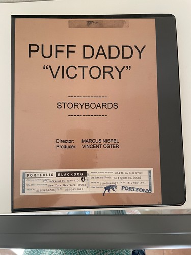 P Diddy Puff Daddy Orig. Storyboard Script “Victory” Biggie, Busta, 170 pgs - Picture 2 of 19