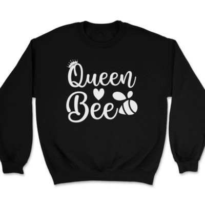 Queen Bee Sweatshirt Funny Mothers Day Mom