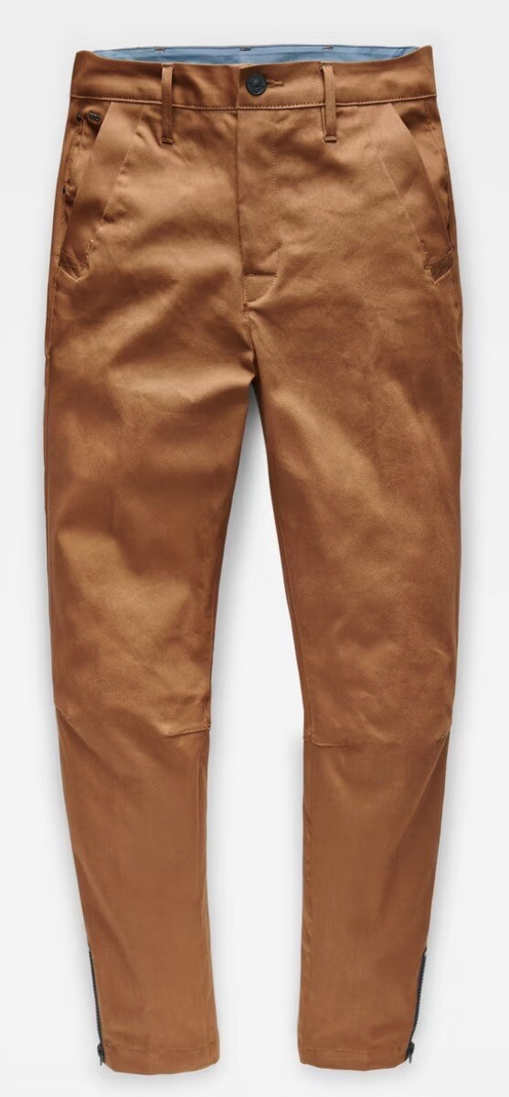 G Star Raw Bronson Biker Mid Waist Skinny Chino Brown Size