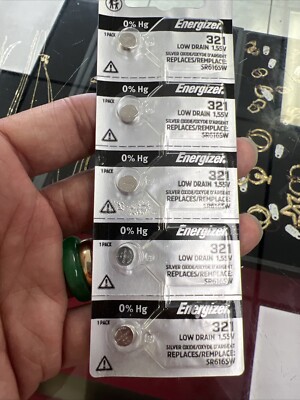 1 Energizer 321 SR616SW 1.55 Volt Button Cell Watch Battery | eBay