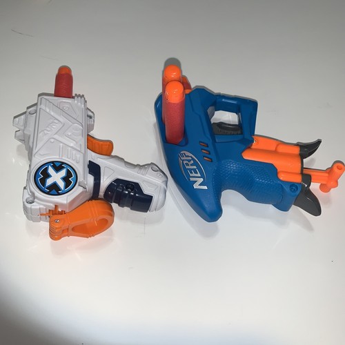 Zuru X Shot Micro Dart Gun & A Blue Nerf Gun. Total 2 Guns & 4 Darts. - Picture 5 of 12