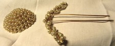 ORNEMENTS anciens en PERLES FANTAISIE pour CHEVEUX