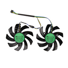 For POWERCOLOR RX5600XT 5700 6600 6600XT 6700 Graphics Card Cooling Fan 4Pin .