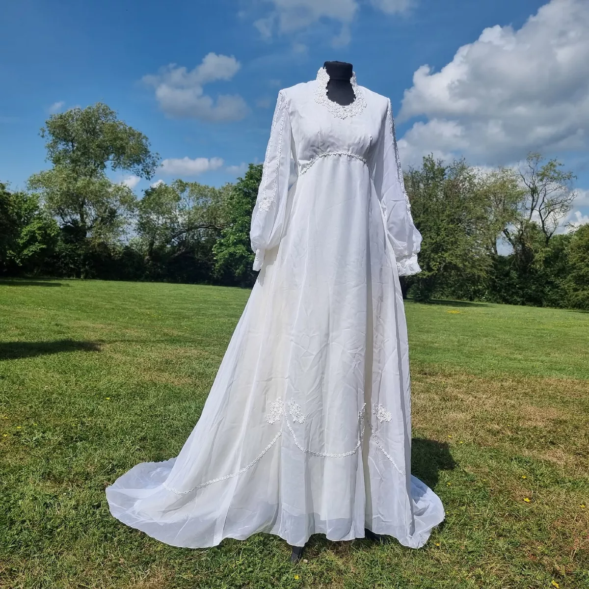 1970's wedding cheap dresses