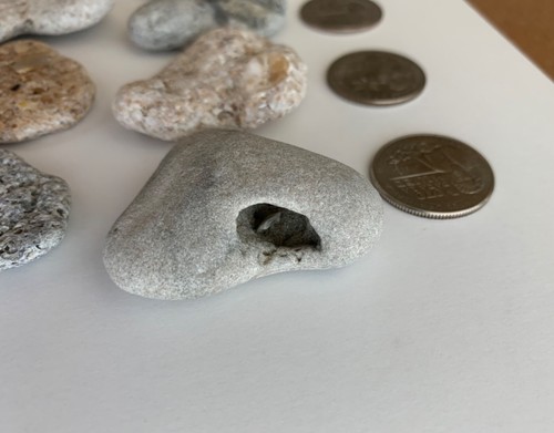 10 Piedras Naturales de Playa en Forma de Corazón 1.5-2" Love Rocks Guijarro Arte Artesanía #V6B EE. UU. - Imagen 13 de 14