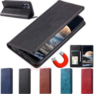 For Xiaomi 12T 11T Redmi Note 12 11 10 9 Pro Magnetic Wallet Leather Case Cover