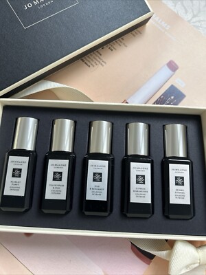 Jo Malone Intense Collection Mini Cologne 5x 0.3oz./9ml New In Box