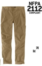 FLAME-RESISTANT CARHARTT FORCE RELAXED FIT RIPSTOP UTILITY WORK PANT 42x30 NEW