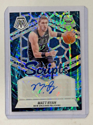 2023-24 Mosaic Basketball Scripts Matt Ryan Genesis Auto #MS-RYA Case Hit SP