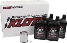 Klotz Oil Change Kit w Chrome Filter 20W50 4q...
