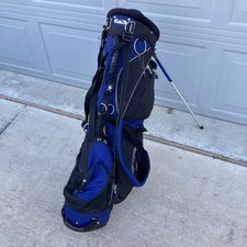 Sun Mountain Blue Golf Bag Stand 5 Sections Umbrella Lock