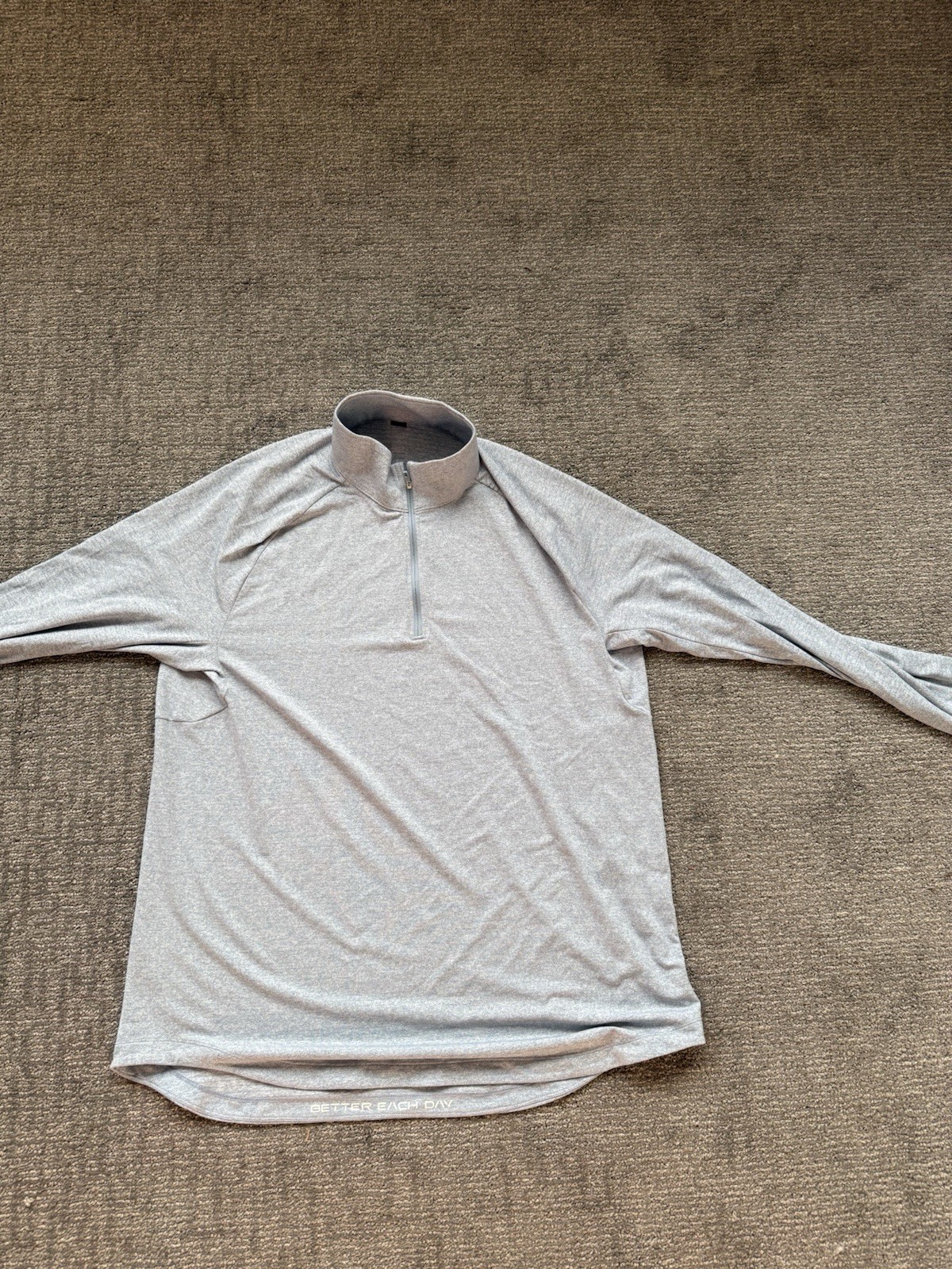 Lululemon Performance Quarter Zip - Gray - Extra … - image 1