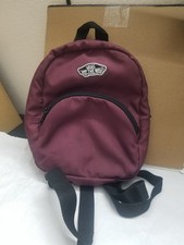 VANS Logo OFF THE WALL Got This Mini Backpack MAROON Pre-Owned Bag Purse