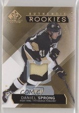 2015-16 SP Game-Used Spectrum Gold Prime Jersey 34/99 Daniel Sprong #121 j7g