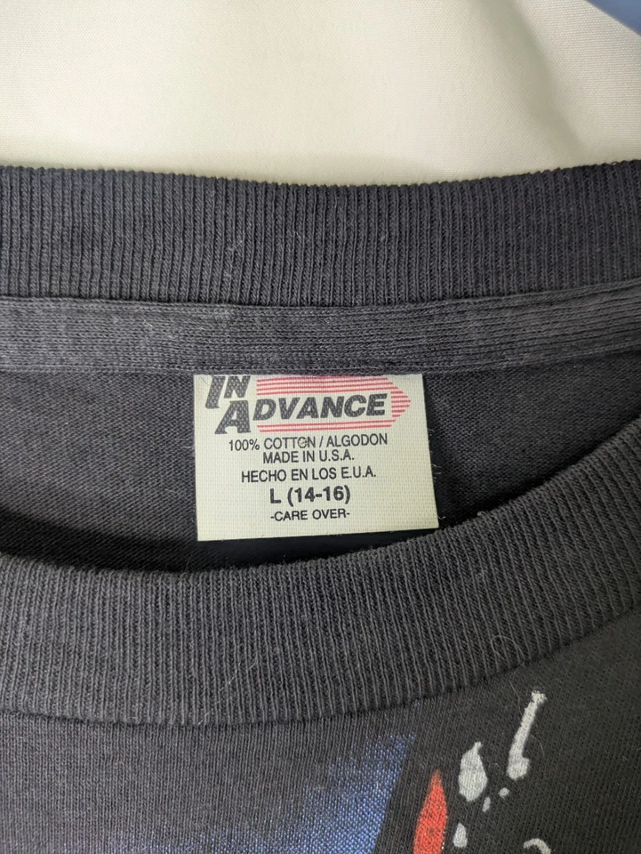 Camiseta De Colección Star Wars Darth Vader Juvenil L Película Promo Años 90 Rara Foto 4 de 4