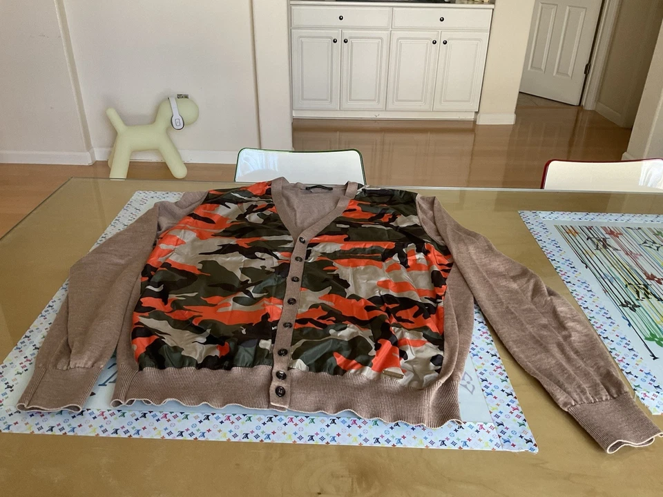 DSQUARED2 CAMOUFLAGE PRINT WOOL SWEATER/ ITALY/NEW - Image 4 of 4