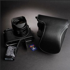 Genuine Leather Protect Camera Bag Case Full Cover Strap Belt For Leica Q3 Q2 Q