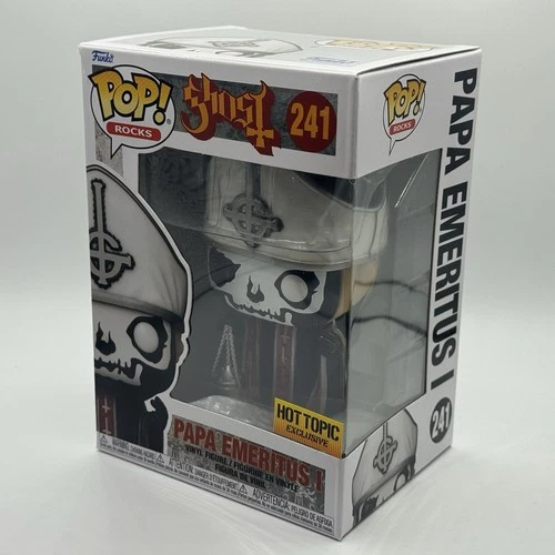 Funko Pop Rocks Ghost 241 Papa Emeritus I Hot Topic Exclusive Vinyl Figure NEW