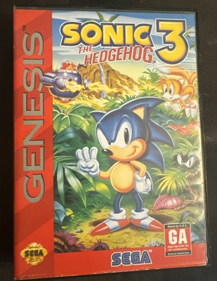 Sonic The Hedgehog 3 - Sega Genesis 1994 Game And Box (No Manual Or Inserts)