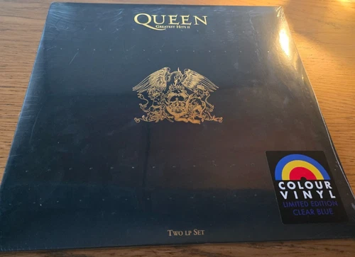 Queen – Greatest Hits II 2 × LP – HMV Exclusive Clear Blue Vinyl – SEALED