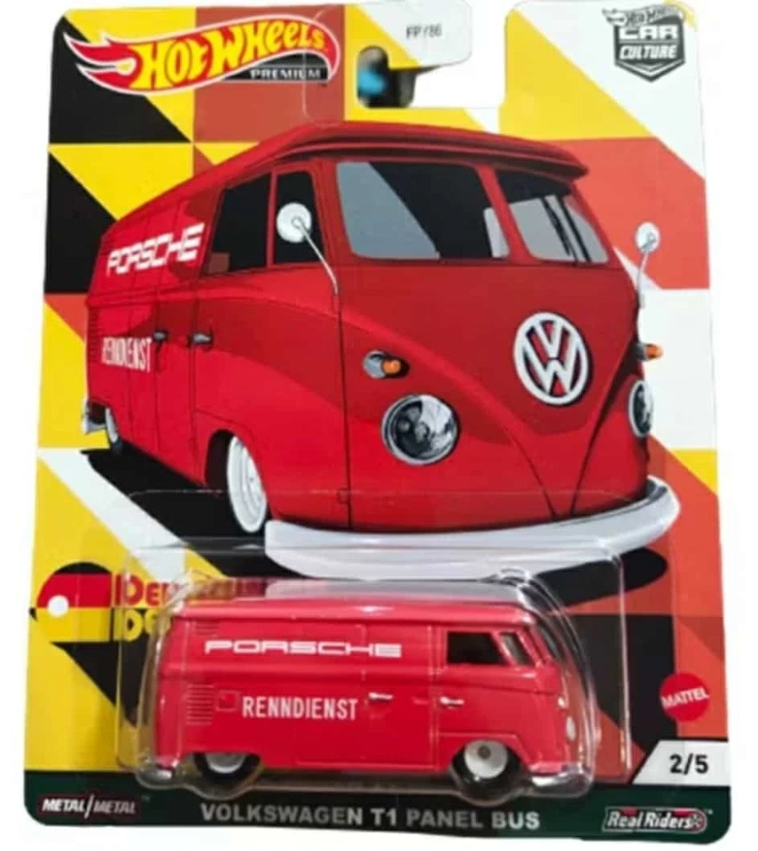 HOT WHEELS VOLKSWAGEN T1 PANEL BUS DEUTSCHLAND DESIGN 2020 CAR CULTURE 1/64 NEU - Bild 1 von 1