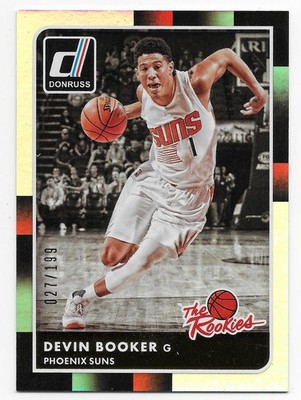 2015-16 Panini Donruss The Rookies - Devin Booker #27 Holo /199 (RC)