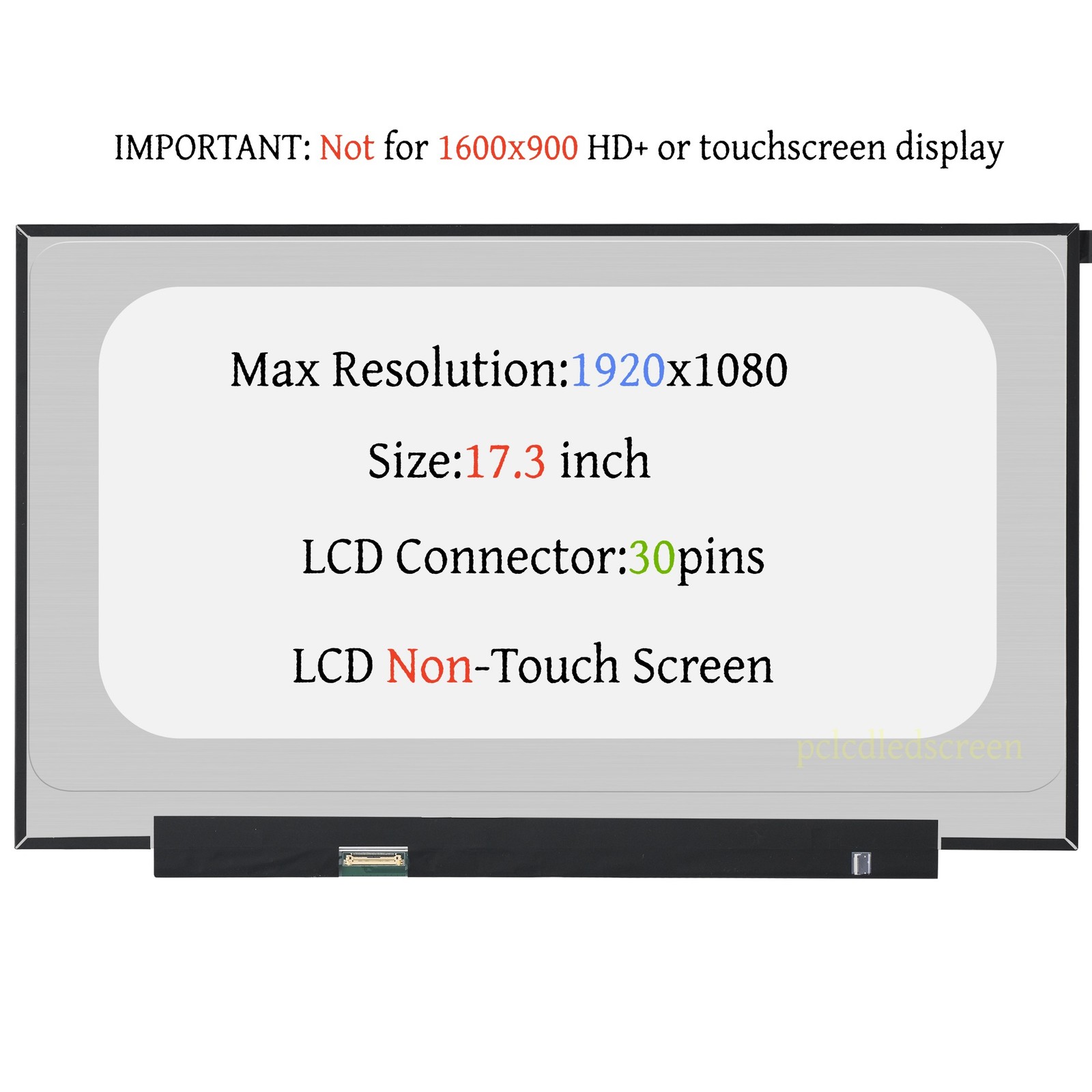 For NV173FHM-N46 Led Lcd Screen Display 17.3