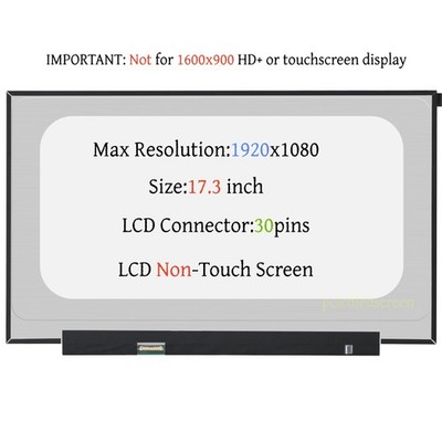 For Acer Aspire A517-52 A517-53 Non-Touch laptop Led Lcd Screen 17.3''FHD 30 Pin