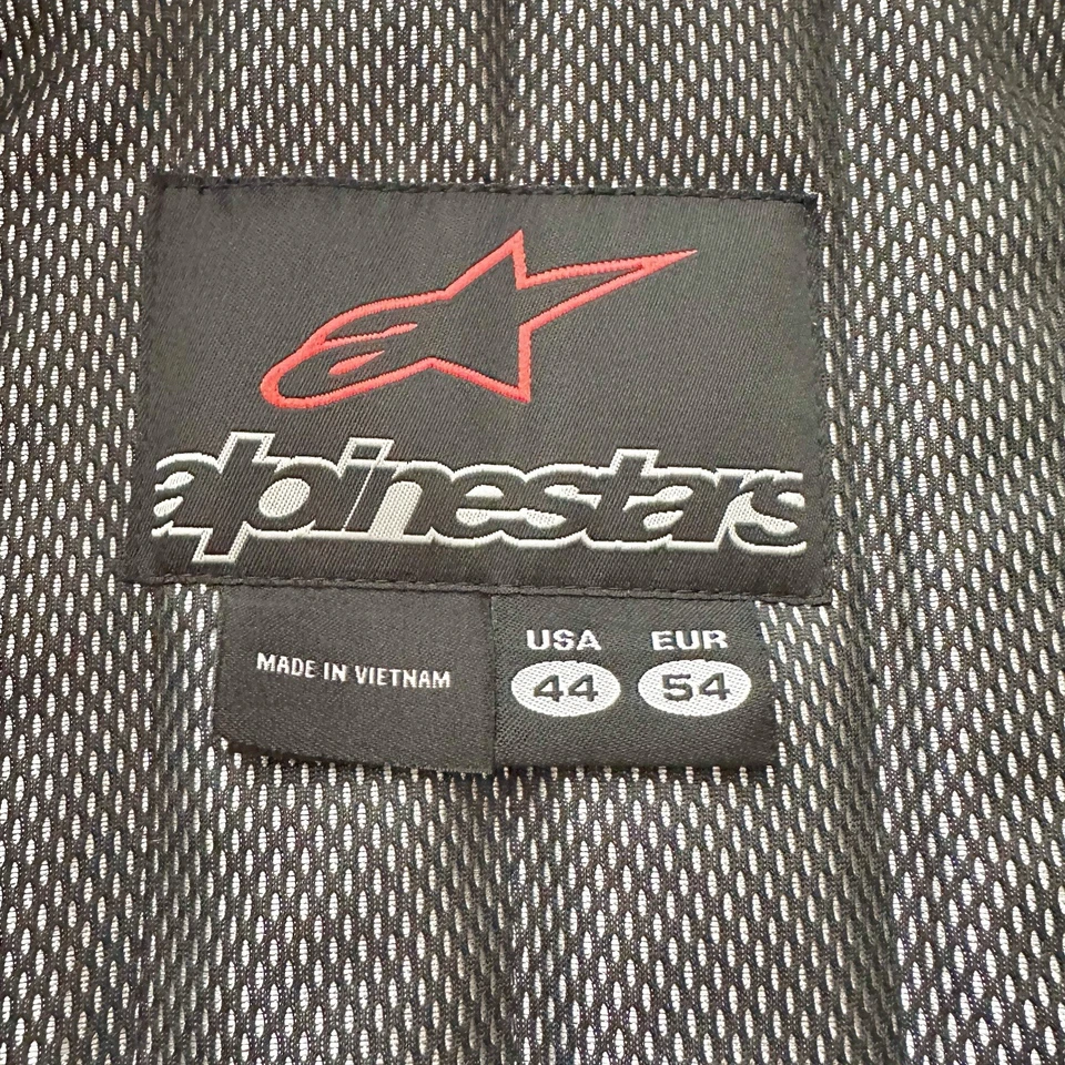 Chaqueta de Motocicleta Alpinestars Airflow Cuero Rojo Blanco Negro Talla EU54 US44 Pro Foto 4 de 4