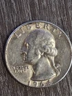 1964 D Washington Silver Quarter VF very fine 90% Silver $1.32 ship
