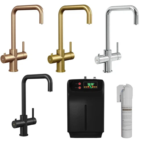  Instant Boiling Water Kitchen Tap 2.4L Digital Boiler Filter 360° Swivel 3-in-1