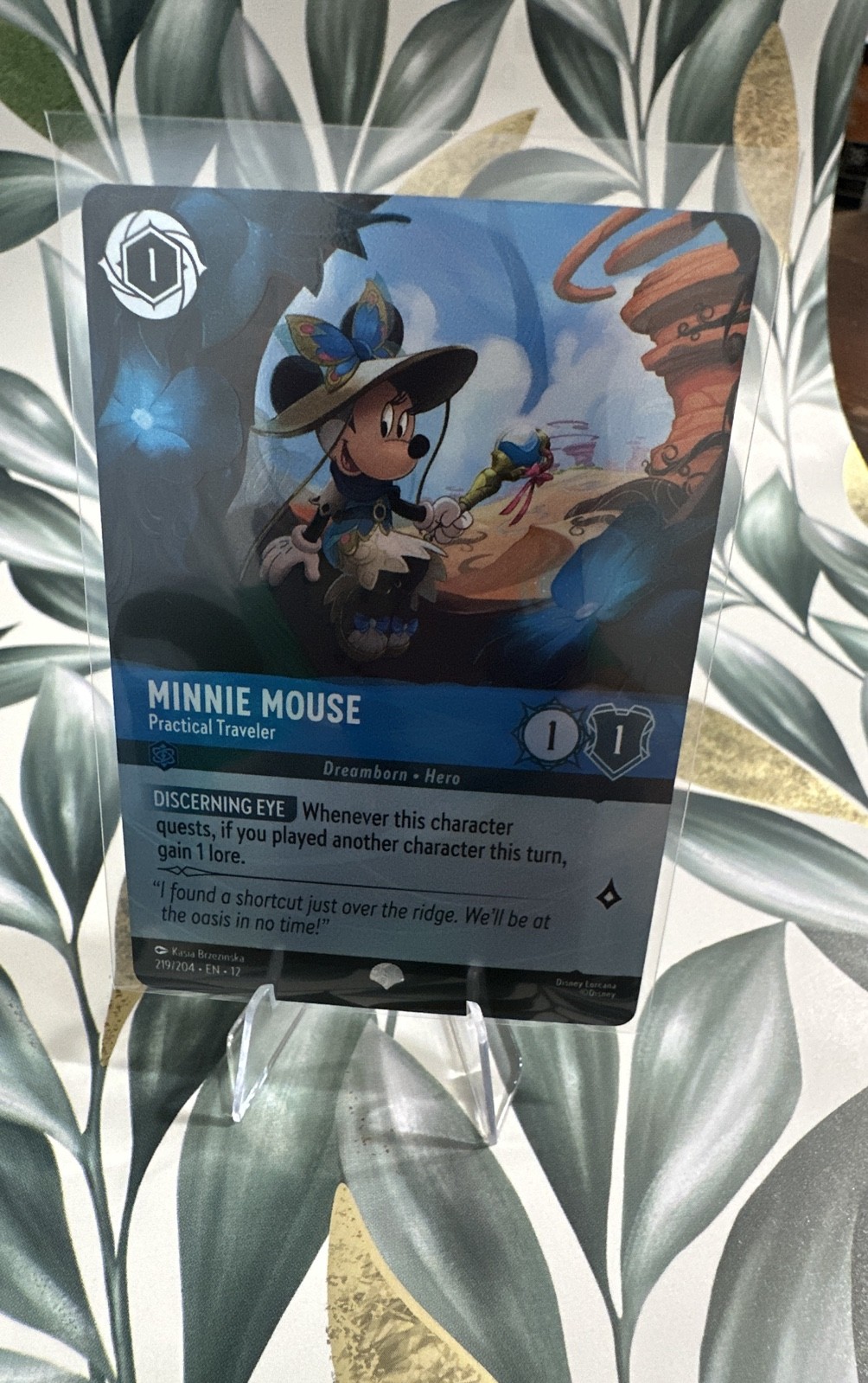 Minnie Mouse - Practical Traveler (Epic) 219/204 Wilds Unknown Holo