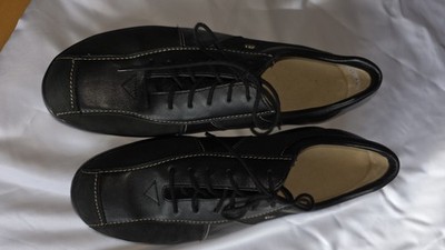 Finn Comfort Mit Orthopädische Einlage Damenschuhe Halbschuhe Gr. 42,5 Schwarz 