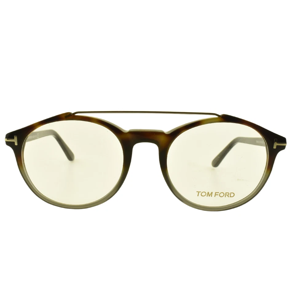NEW! TOM FORD TF5455 055 50-20-145 Drak Havana/Shaded Gray Oval Full Rim Optical - Image 3 of 4