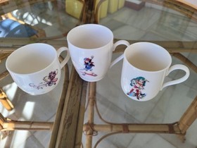 Grandia Japan Sega Saturn Mugs Mug Set 90's Promo Promotional Playstation 1 Rare